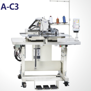 Automatic pattern machine with two needle